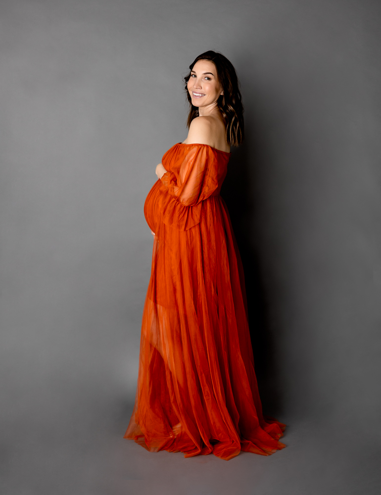 Burnt Orange gown